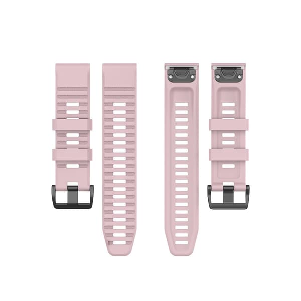 Armband i silikon till Garmin Fenix 6 - 22mm - Rosa