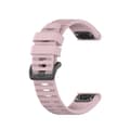 Miniatyrbild 1 av 3: Armband i silikon till Garmin Fenix 6 - 22mm - Rosa