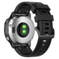 Pikkukuva 4 / 4: Silikoninen ranneke Garmin Fenix ​​​​6S:lle - 20 mm - musta