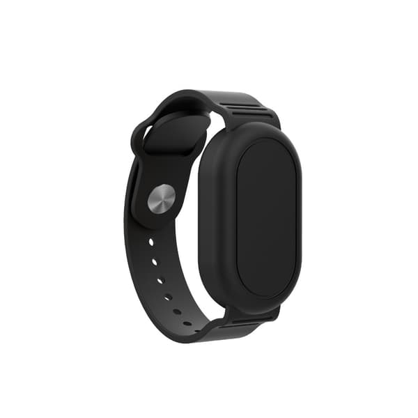 INF Silikonarmbåndsbeskyttelsesveske til Galaxy SmartTag2 Sort
