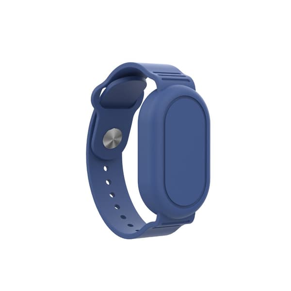 INF Silikone-armbåndsbeskyttende etui til Galaxy SmartTag2 Blå