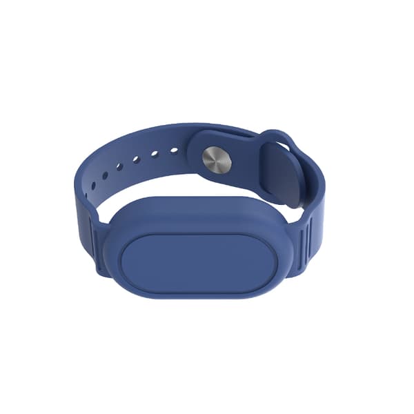 INF Silikone-armbåndsbeskyttende etui til Galaxy SmartTag2 Blå