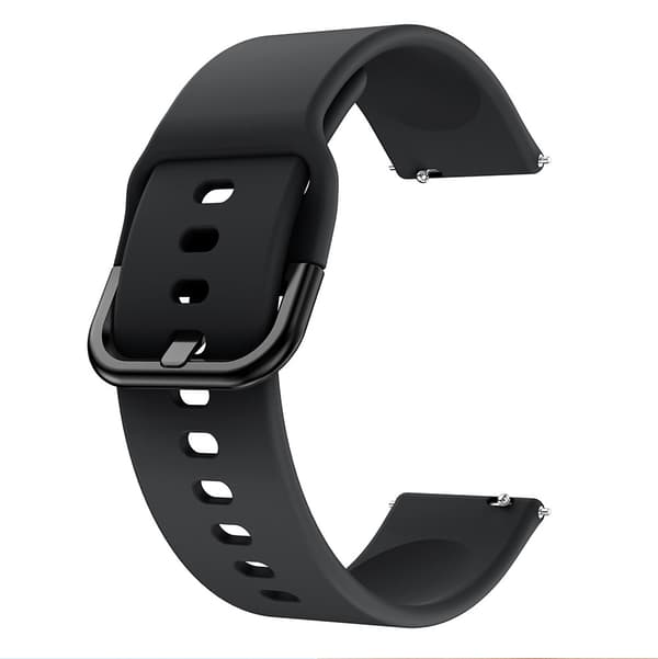 INF 20 mm silikonarmbånd til Garmin/Vivomore Sort