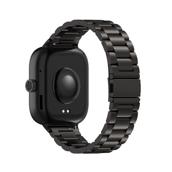 INF Metallikellon ranneke Redmi Watch 4:lle/Xiaomi Band 8 Prolle Musta