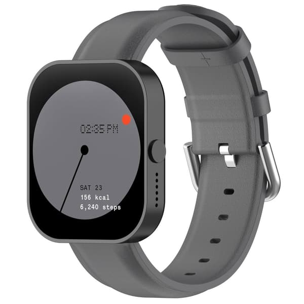 INF 22 mm klokkerem i skinn for CMF BY NOTHING Watch Pro
