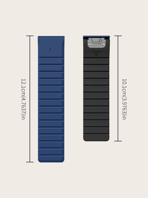 Magnetisk klokkerem i silikon for Garmin 22 mm