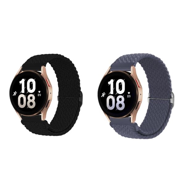 INF Nylonvävt Klockarmband - 2-Pack
