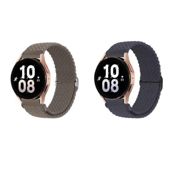 INF Nylonvävt Klockarmband - 2-Pack