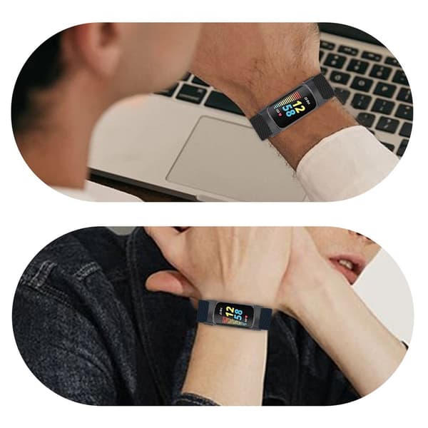 INF 2 kpl Sport Woven -rannekkeja Fitbit Charge5/6:lle