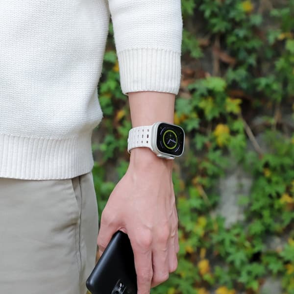 INF Pustende magnetstropp for Apple Watch Series 1-9 generasjoner 42/44/45 mm