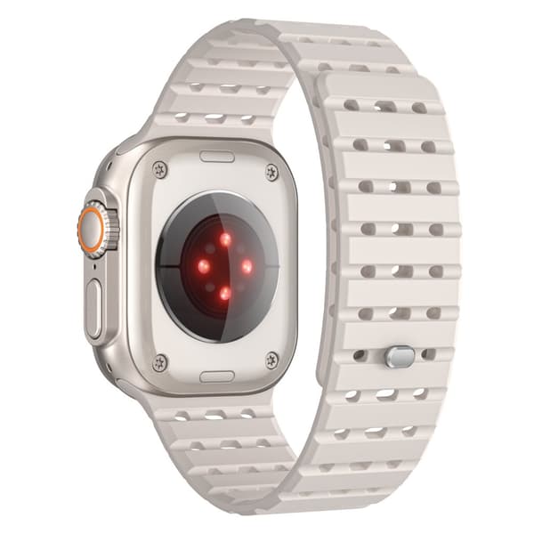 INF Pustende magnetstropp for Apple Watch Series 1-9 generasjoner 42/44/45 mm