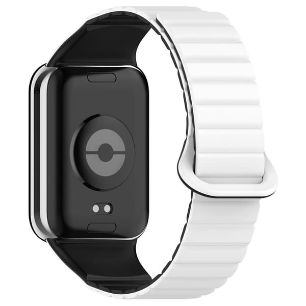 INF Magnetisk stropp for Xiaomi Mi Band 8 Pro Svart + Hvit