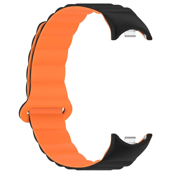 INF Magnetisk stropp for Xiaomi Mi Band 8 Pro Svart+oransje