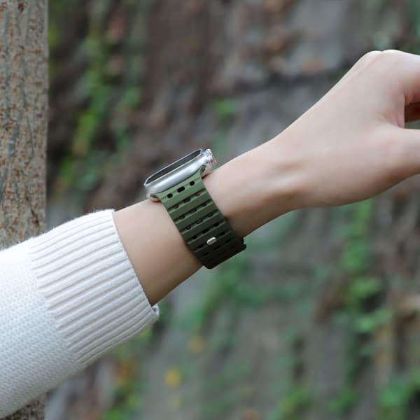 INF Åndbar magnetrem til Apple Watch Series 1-9 generationer 42/44/45 mm