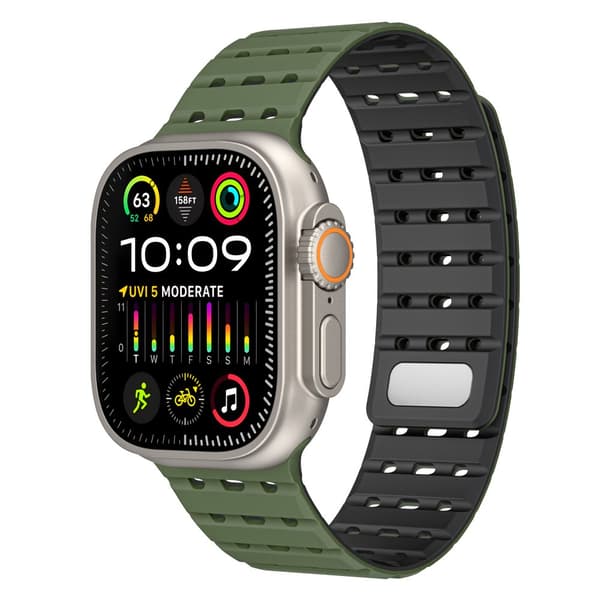 INF Åndbar magnetrem til Apple Watch Series 1-9 generationer 42/44/45 mm