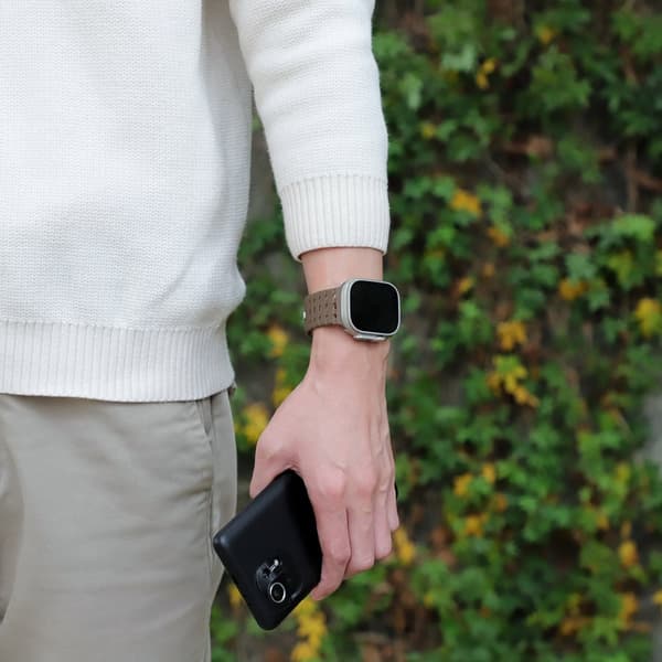 INF Åndbar magnetrem til Apple Watch Series 1-9 generationer 42/44/45 mm