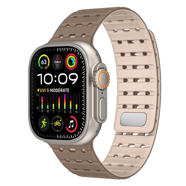 INF Åndbar magnetrem til Apple Watch Series 1-9 generationer 42/44/45 mm