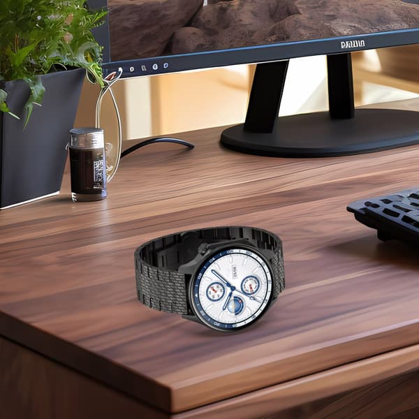 INF Tekstureret stålrem til Garmin Forerunner 165/165 Music/168/168 Music/D2 Air X10/Bounce/vivoactive 5/Active 5/VivoMove Trend/venu SQ2/vivomove spo
