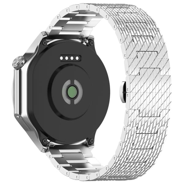 INF Tekstureret stålrem til Garmin Forerunner 165/165 Music/168/168 Music/D2 Air X10/Bounce/vivoactive 5/Active 5/VivoMove Trend/venu SQ2/vivomove spo