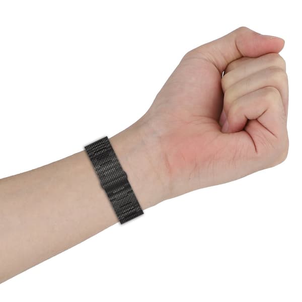 INF Tekstureret stålrem til Garmin Forerunner 165/165 Music/168/168 Music/D2 Air X10/Bounce/vivoactive 5/Active 5/VivoMove Trend/venu SQ2/vivomove spo