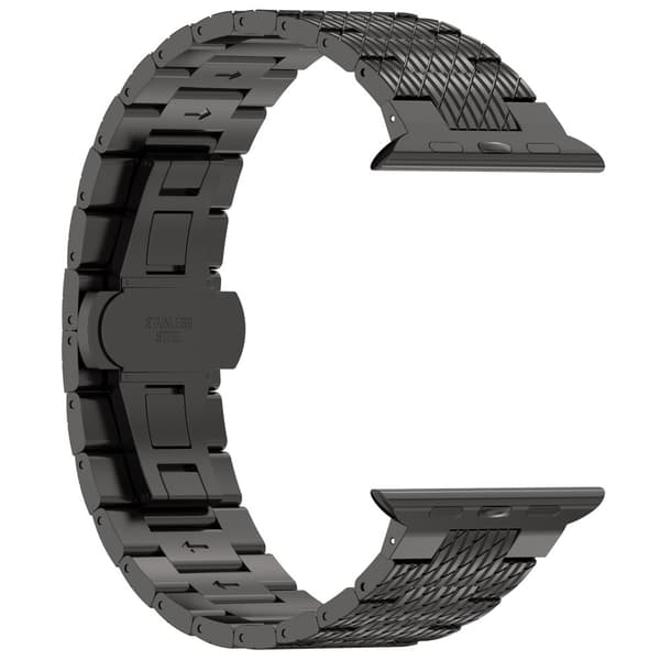 INF Tekstureret stålrem til Garmin Forerunner 165/165 Music/168/168 Music/D2 Air X10/Bounce/vivoactive 5/Active 5/VivoMove Trend/venu SQ2/vivomove spo
