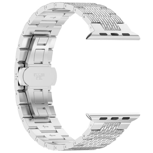 INF Teksturert stålstropp for Garmin Forerunner 165/165 Music/168/168 Music/D2 Air X10/Bounce/vivoactive 5/Active 5/VivoMove Trend/venu SQ2/vivomove s