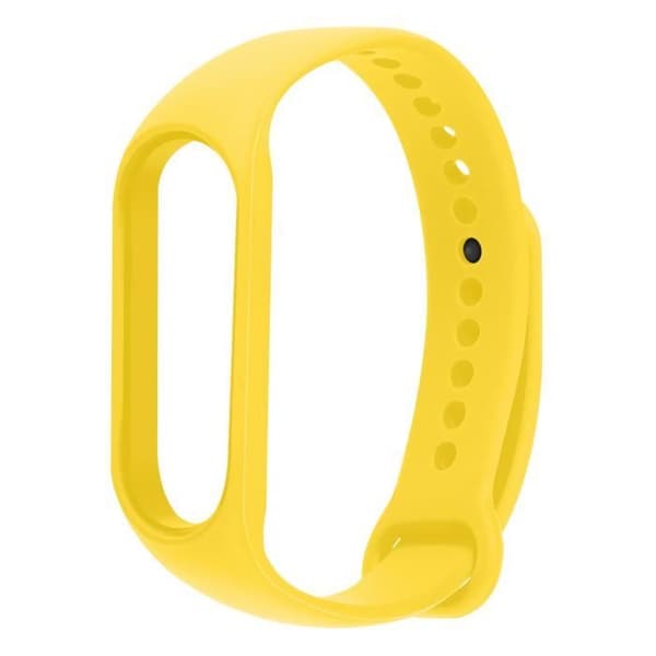 AVIZAR Armband för Xiaomi Mi Band 5/6/7 - Gul - Silikon Soft Touch Vattentätt