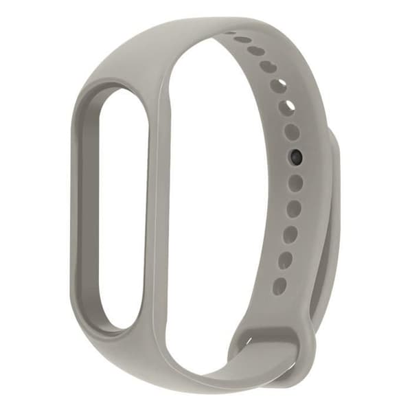 Armband för Xiaomi Mi Band 5/6/7 - AVIZAR - Silikon Soft Touch Vattentät Grå