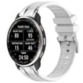 Miniatyrbilde 4 av 4: INF Premium silikonklokkerem 22 mm for Garmin, Samsung, Huawei (sølvspenne)