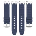 Miniatyrbilde 1 av 6: INF Premium silikonklokkerem 20 mm for Garmin, Samsung, Huawei (sølvspenne)