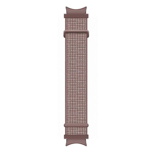 Nylon klockarmband No-Gap Samsung Galaxy Watch FE (40mm) - Smokey Mauve