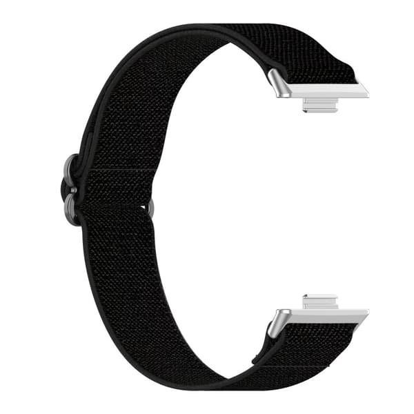 INF Joustava nailoninen kellohihna Huawei Watch Fit 3:lle Musta