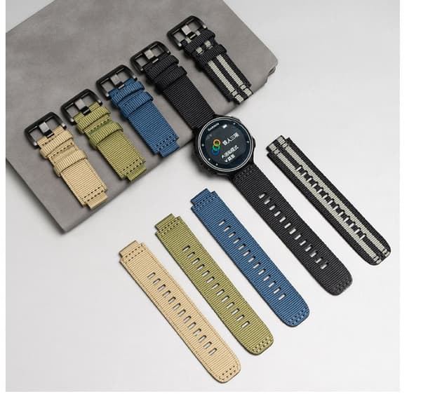 INF Klokkerem i nylon med spenne for Garmin