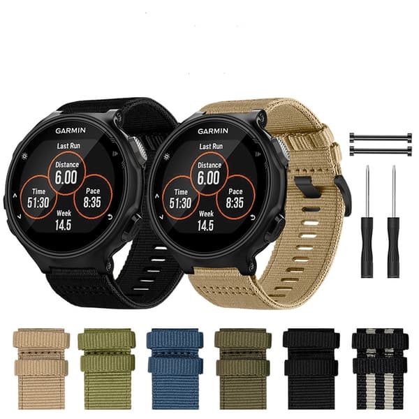 INF Klokkerem i nylon med spenne for Garmin