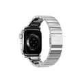 Miniatyrbild 1 av 4: Armband V2 för Apple Watch 1-9 och SE 42-44-45mm Nomad Silver - Grå - Titan - Stål
