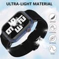 Miniatyrbild 3 av 4: Apple Watch kompatibelt Nylon armband SVART m TASSAR 38/40/41 mm