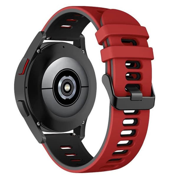 Twin klockarmband Samsung Galaxy Watch 7 (40mm) - Röd/svart