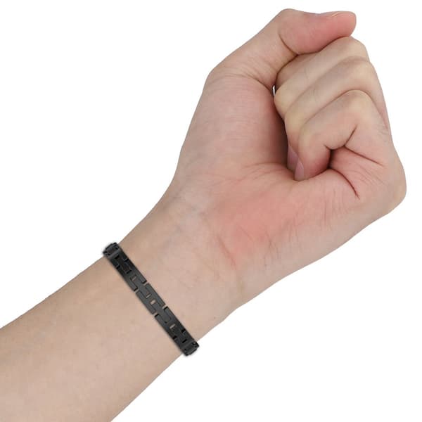 INF Xiaomi Band 9/9 NFC Fashionabla armbandsrem Svart