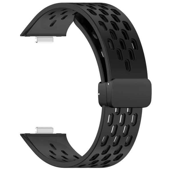 INF Huawei Watch Fit 3 Pustende silikonrem med magnetisk spenne