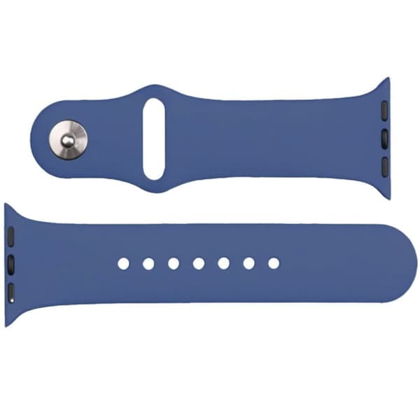 Silikonrem APS silikonrem for klokke Ultra / 8 / 7 / 6 / 5 / 4 / 3 / 2 / SE (45 / 44 / 42mm) armbåndsur Armbånd Blå