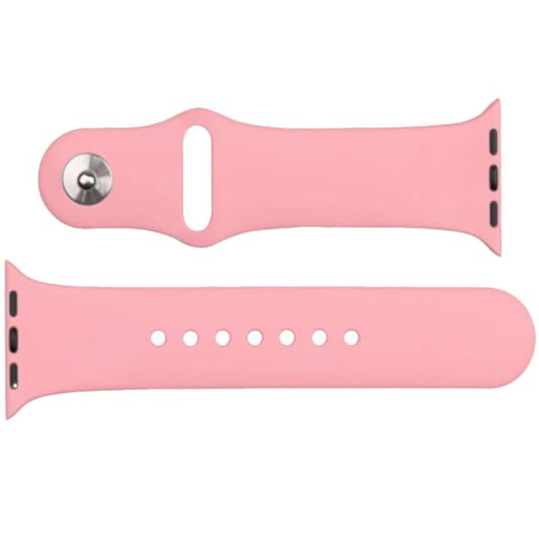 Silikonrem APS silikonrem for klokke Ultra / 8 / 7 / 6 / 5 / 4 / 3 / 2 / SE (49 / 45 / 44 / 42mm) armbåndsur Armbånd rosa