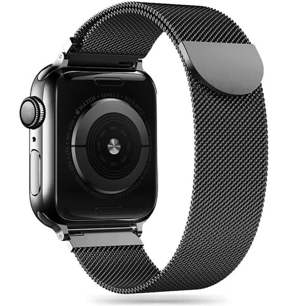 TECH-PROTECT MILANESBAND APPLE WATCH 4 / 5 / 6 / 7 / 8 / 9 / SE (38 / 40 / 41 MM) SVART