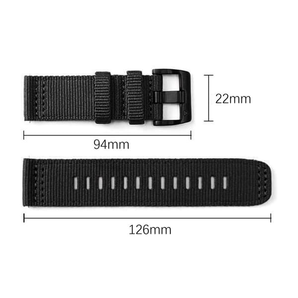 INF Nyloninen kellon ranneke Garmin Forerunner 255/265/245 -älykelloon