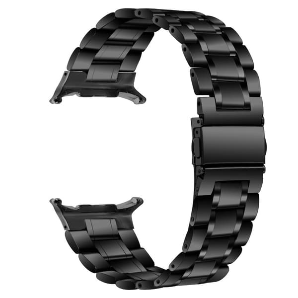 INF Klokkebånd i rustfritt stål for Samsung Galaxy Watch 7 Ultra 47MM 0 Sort
