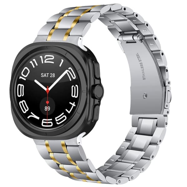 INF Klokkebånd i rustfritt stål for Samsung Galaxy Watch 7 Ultra 47MM 0