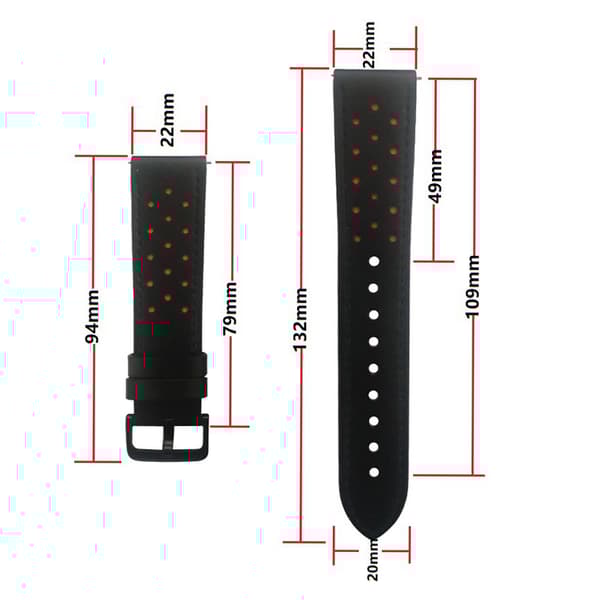 INF Klockarmband i Läder för HUAWEI GT3 Pro 0