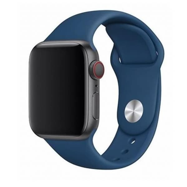 Rem för Apple Watch 42/44/45/49 mm Sport Devia Blue - DEVIA - Sport - Silikon - Vuxen - Blandat
