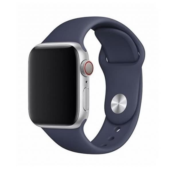 Armband till Apple Watch - DEVIA - Sport - Midnattsblå - Högkvalitativt silikon
