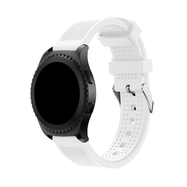 INF Silikonklokkerem for TicWatch E og SE Hvit