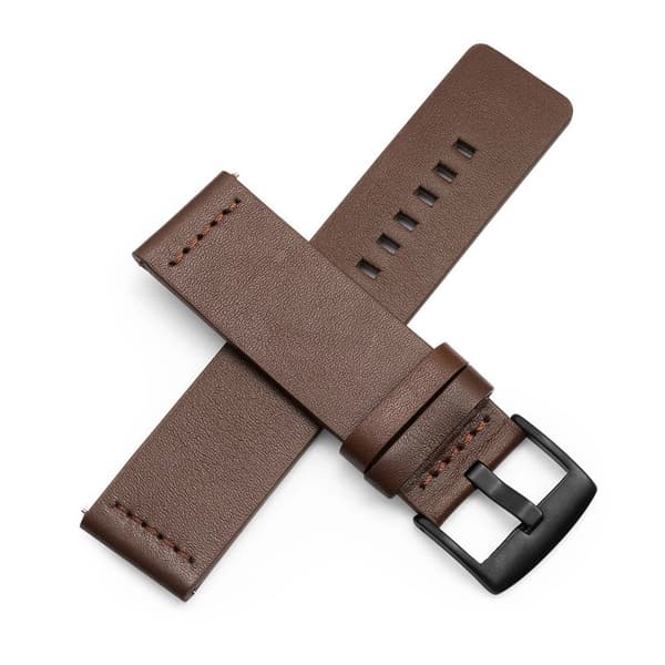 INF 24 mm läderarmband för Suunto 9 & Fossil Smartwatches